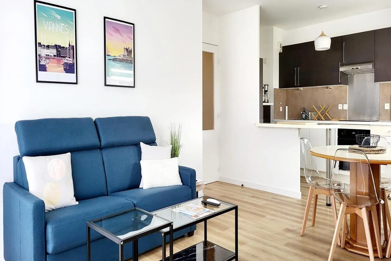 App. Neuf Terrasse Residence Calme A Vannes Centre 0*,